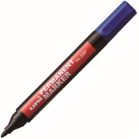 Маркер перманентный "UNI No.320F" синий, пулевидный наконечник, толщина линии 1-3мм 120398