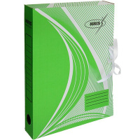Папка архивная с завязками А4 45мм зеленая АС-2з №2