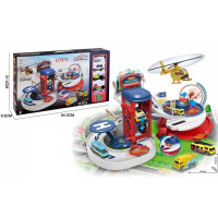 Парковка 33 детали пластик 54х31х8см (трек, 4 машинки) 2087878/660-A339 Парковка 33 детали пластик 54х31х8см (трек, 4 машинки) 2087878/660-A339