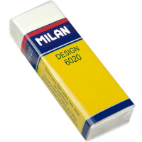 Ластик "Nata. Design 6020" прямоугольный, 61х21х11мм белый CPM6020