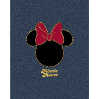 Тетрадь А5 48л клетка "Минни Маус" на скобе 3D фольга матовая ламинация 5 дизайнов 060949