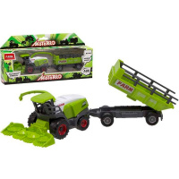 Комбайн с телегой 27х6,2х13см металл/пластик, масштаб 1:55 103010 Комбайн с телегой 27х6,2х13см металл/пластик, масштаб 1:55 103010