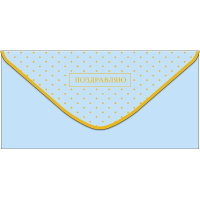 Конверт для денег "Поздравляю" 167х83мм 0321.201