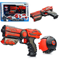 Пистолет 22х15см с мягкими полимерными пулями 5см, пластик FJ412