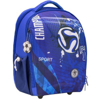 Ранец "Sport" 38х35х19см, 800гр, 2 отделения, 2 кармана, с брелком 338-82/20-06