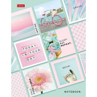 Бизнес-блокнот А5 80л "Яркие эмоции" линия 5-цветный блок 7БЦ 084931