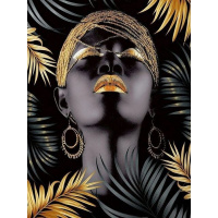 Живопись по номерам (акрил) 40х50см "Ночная фея" сложность 3, холст на подрамнике GX44178