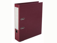 Папка-регистратор А4 75мм PP двусторонний бордовая 3093333