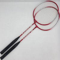 Ракетки для бадминтона 63см, красные, в чехле 2039-6