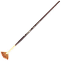 Кисть синтетика веерная №8 средняя ручка "Claude" 754408