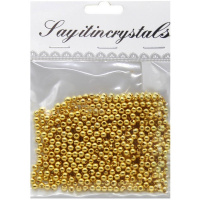 Набор бусин 4мм золото, 13х10см Y9015-19