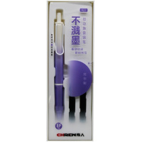 Ручка перьевая 0,38мм синяя, автомат, сиреневый корпус, 2 картриджа R27/11733-24