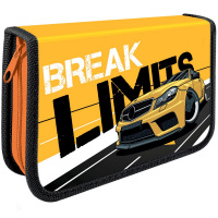 Пенал "Break limits" 20х13х3см прямоугольный одностворчатый, 2 откидные планки, ткань ПО-42 Пенал "Break limits" 20х13х3см прямоугольный одностворчатый, 2 откидные планки, ткань ПО-42