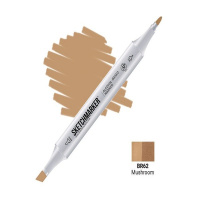 Маркер спиртовой двухсторонний "Sketchmarker" гриб SM-BR62