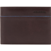 Кошелек "Blue Square Revamp" 12х9х2см 1 отделение, коричневый, натуральная кожа PU6190B2VR/MO