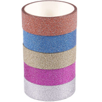 Клейкая лента бумажная 15мм х 3м с блестками Y9257-19