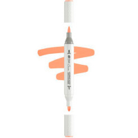 Маркер акриловый двусторонний "Сонет" лососевый, пулевидный наконечник/кисть 273-Y914