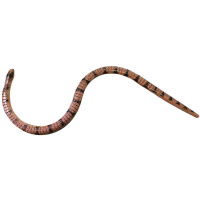 Змея 70х2см гибкая, дерево, коричневая Y10318-24