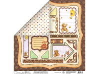 Бумага д/скрапбукинга 30.5x30.5см, PSG(190)007