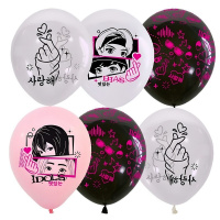 Шар воздушный 30см(12") K-Pop ассорти 6079161