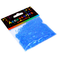 Пайетки Сердца, голубой Y9533-19