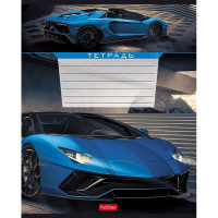 Тетрадь А5 18л клетка "Я люблю гонки" на скобе 5 дизайнов 18Т5В1/080095