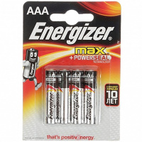 Батарейка Energizer Power/MAX LR03 AAA FSB4 1шт