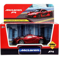 Машина "Макларен p1" красная, инерционная, металл 9,5см (открывающиеся двери) 2304C0595-R