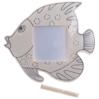 Заготовка д/декор. "Фоторамка-рыбка" 10х10,5см дерево BC-015