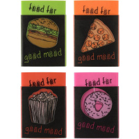 Ластик "HappyGraphix. Fastfood" 4 цвета 42-0051