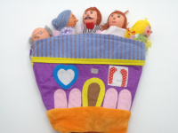 Кук.театр пальчиков. Варежка, 4 персон, 3 вида mix 23*19*3см Y2077-14