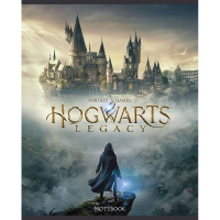Тетрадь А5 48л клетка "Hogwarts Legacy. Гарри Поттер" на скобе 4 дизайна 083643