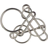 Головоломка металлическая 12х10см 6 видов Y9665-19