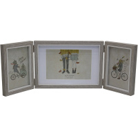 Рамка для фото 10х15см/13х18см дерево, 3 фотографии, 2 вида Y8132-19