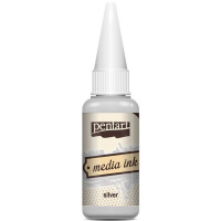 Чернила для декорирования 20мл, серебро 21049