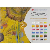 Краски масляные 24 цвета 18мл кюветы Сонет 26412522 Краски масляные 24 цвета 18мл кюветы Сонет 26412522