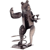 Подставка для бутылки "Медведь" 17х17х29см 691815