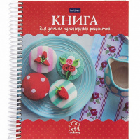 Книга для записи кулинарных рецептов А5 80л "Сладкая жизнь" на кольцах 7БЦ 5цвет.разделитель 070776