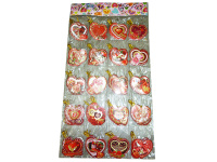 Открытка "Сердце" мини формат 75х70мм 20 видов Y6589-18