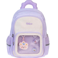 Рюкзак "Flexi school. Лилу" 38х28,5х17см, 600гр, 2 отделения, 3 кармана, значок+подвеска 093602