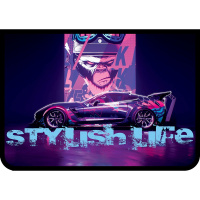 Папка д/труда А4 "Крутое авто" 325х230х100мм на молнии сверху, печать на картоне ПТР-221