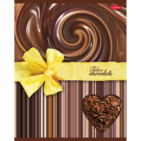 Тетрадь А5 96л клетка "Шоколад" на скобе 96Т5B1/038247