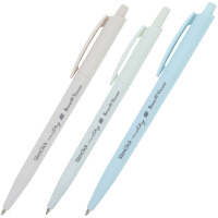 Ручка шариковая "SlimClick. Milky" 0,5мм синяя, автомат, ассорти 20-0316