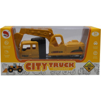 Экскаватор инерционный, пластик 12х5х5см LT243052