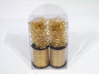 Набор д/декор.подарков: 8бантов+2ленты (1см*10м), 5цв, органза Y701-13