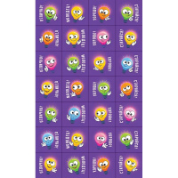 Наклейка школьная "Оценки. Лампочки с глазами" 92х153мм 89.032