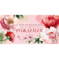 Конверт для денег "В этот прекрасный День" 167х83мм 0323.205