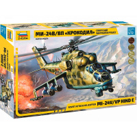 Модель "Советский ударный вертолёт Ми-24 В/ВП Крокодил" 30см 270 деталей 7293