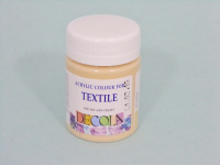 Краска акриловая по ткани 50мл телесная 4128235