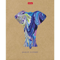 Тетрадь А5 96л клетка "Ebru animals" на скобе крафт-обложка 5 дизайнов 96Т5В1/063292